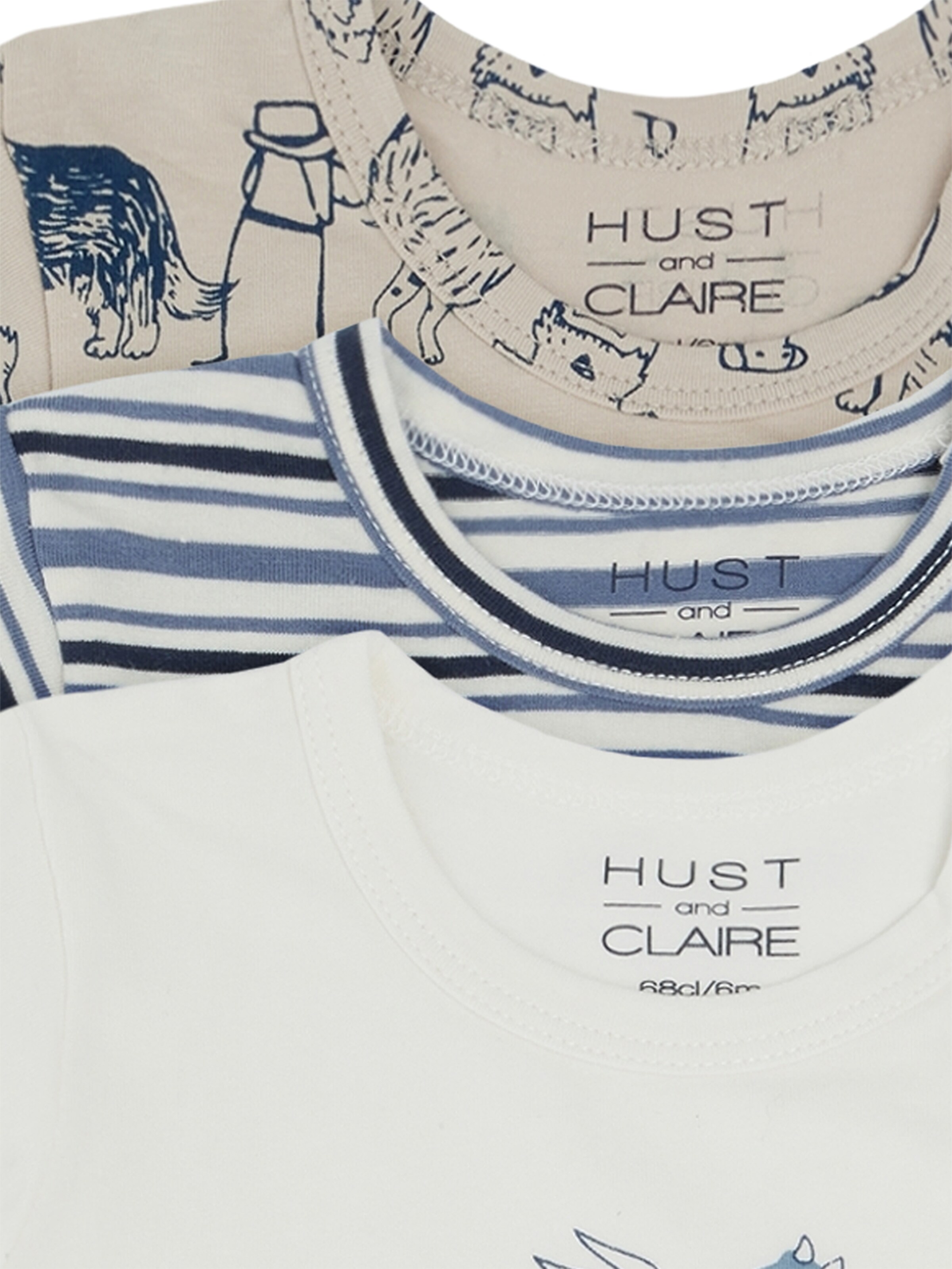 Hust & Claire Тениска 'Albert' в бежово