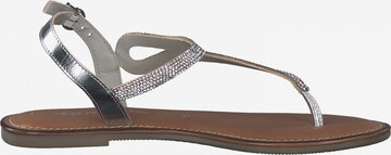 Sandale cu baretă de la TAMARIS pe argintiu