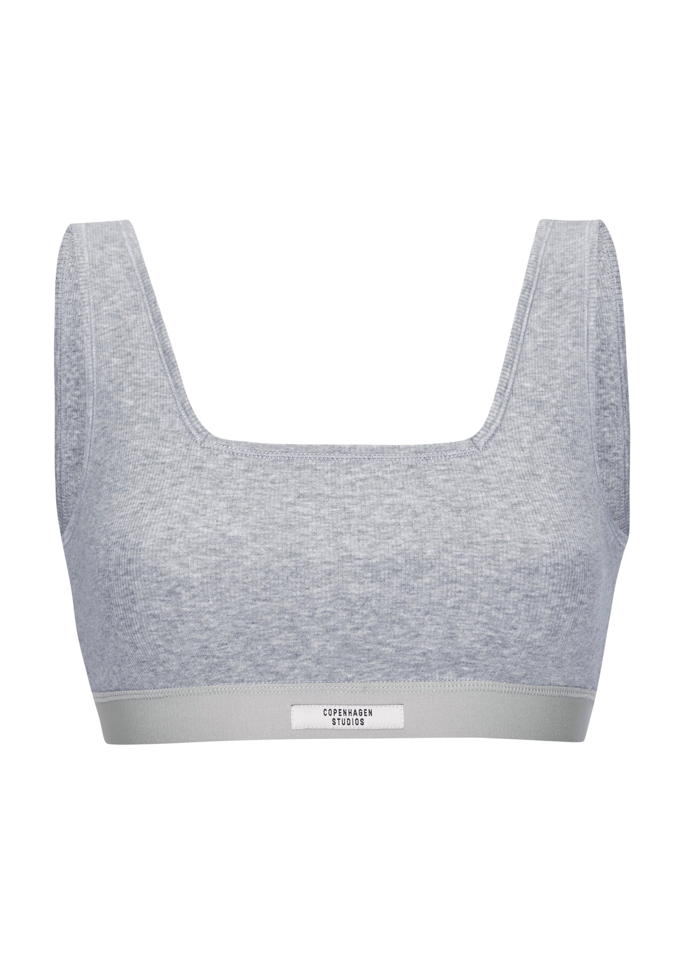 Copenhagen StudiosBustier Grudnjak - siva boja: prednji dio