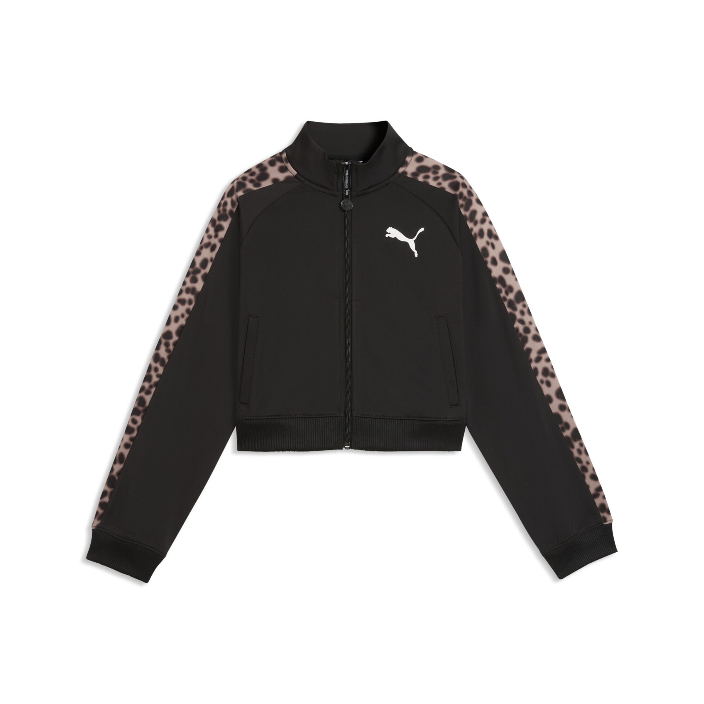 Veste de sport 'T7 Animal' PUMA en noir : devant