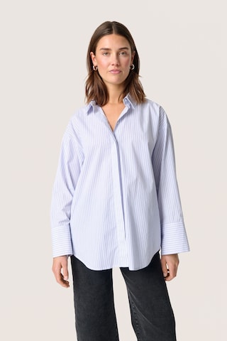 SOAKED IN LUXURY Bluse 'Oriana' in Weiß: Vorderseite