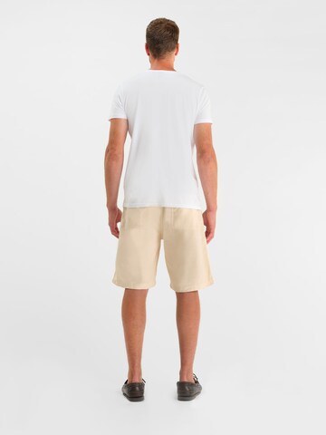 Regular Pantalon Le Temps Des Cerises en beige