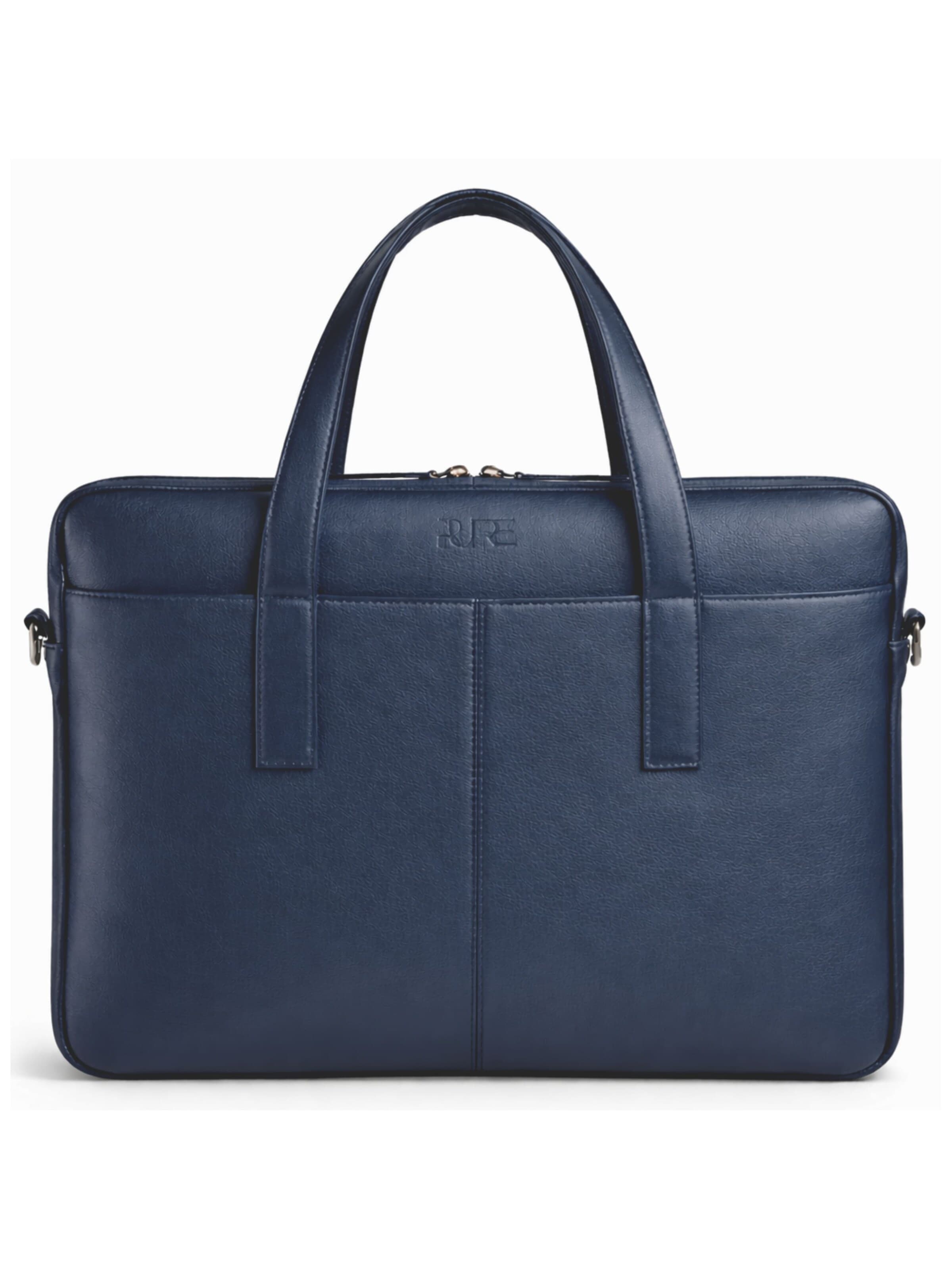 PURE Studios Laptop Bag 'CAPELLA' in Blue: front