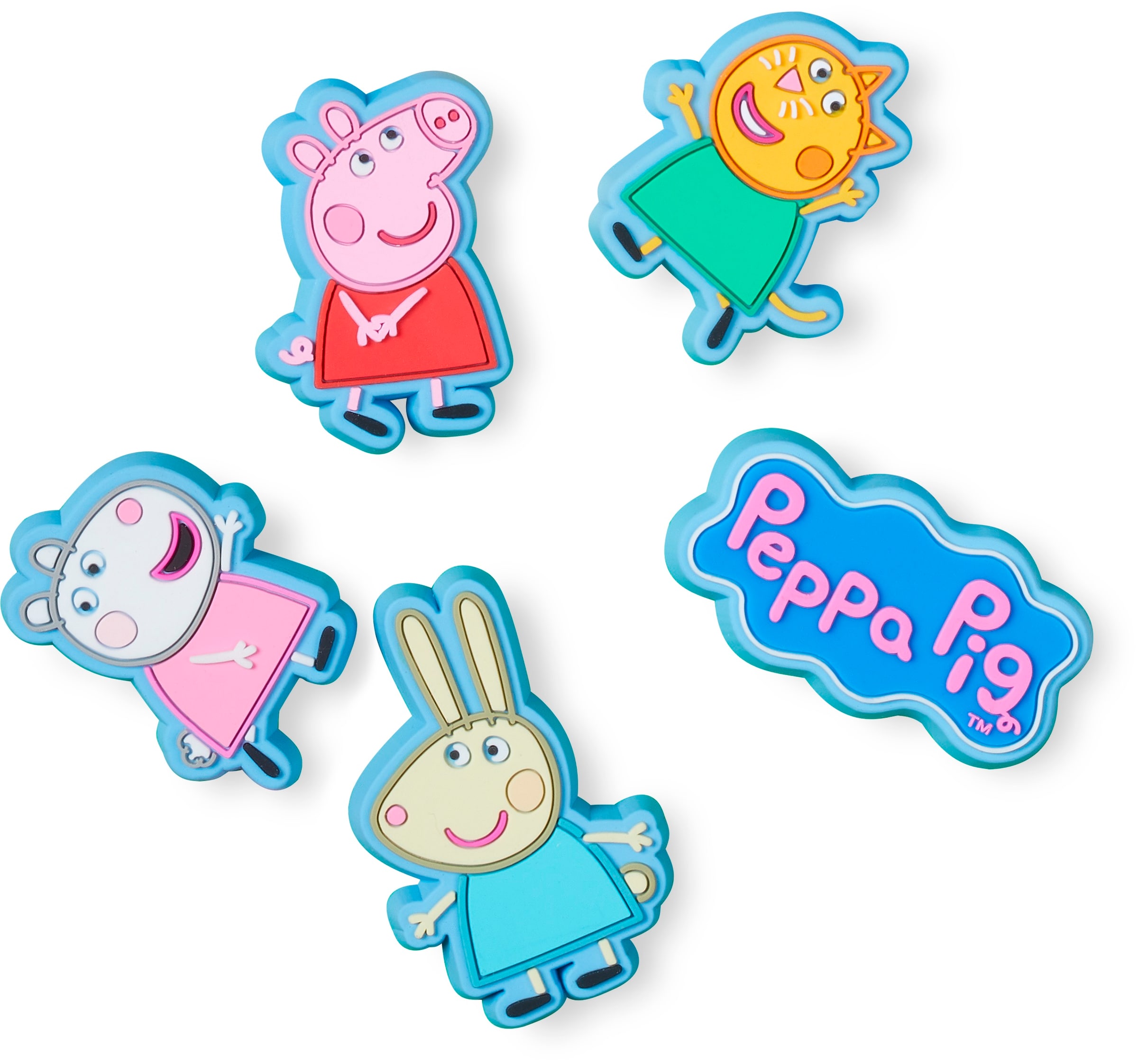Crocs Shoe Accessories 'Peppa Pig' in Blue: front