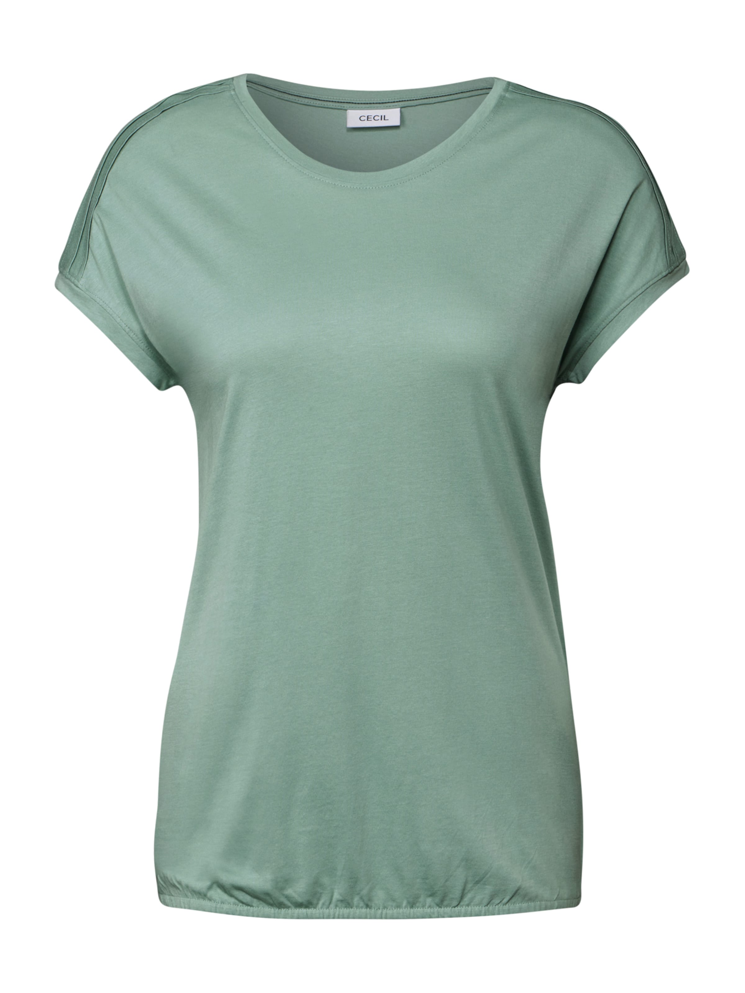 CECIL Футболка в Зеленый: спереди