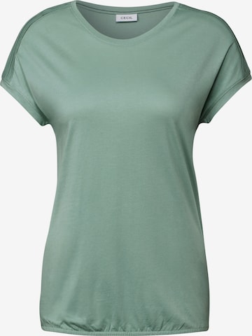 T-shirt CECIL en vert : devant