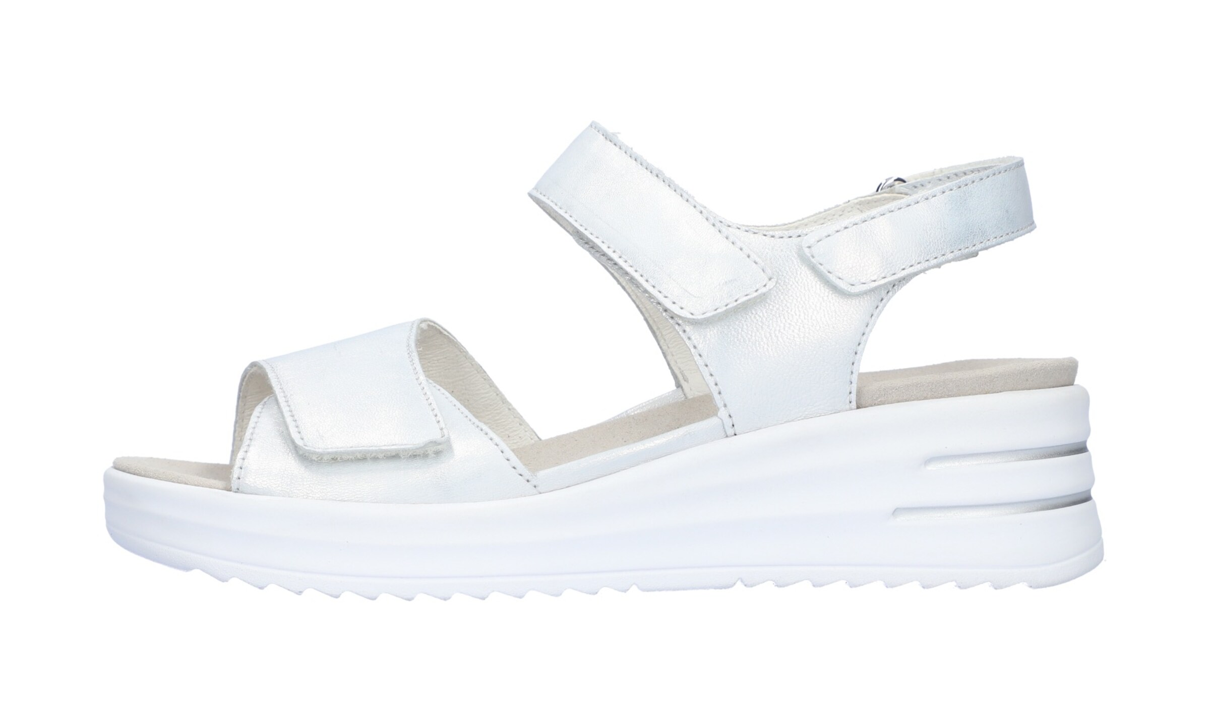 WALDLÄUFER Strap Sandals in Silver