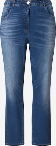 mėlyna Ulla Popken Standartinis Džinsai 'Mia': priekis