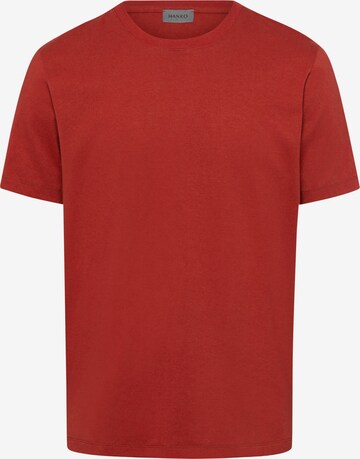 Hanro Shirt ' Living Shirts ' in Red: front