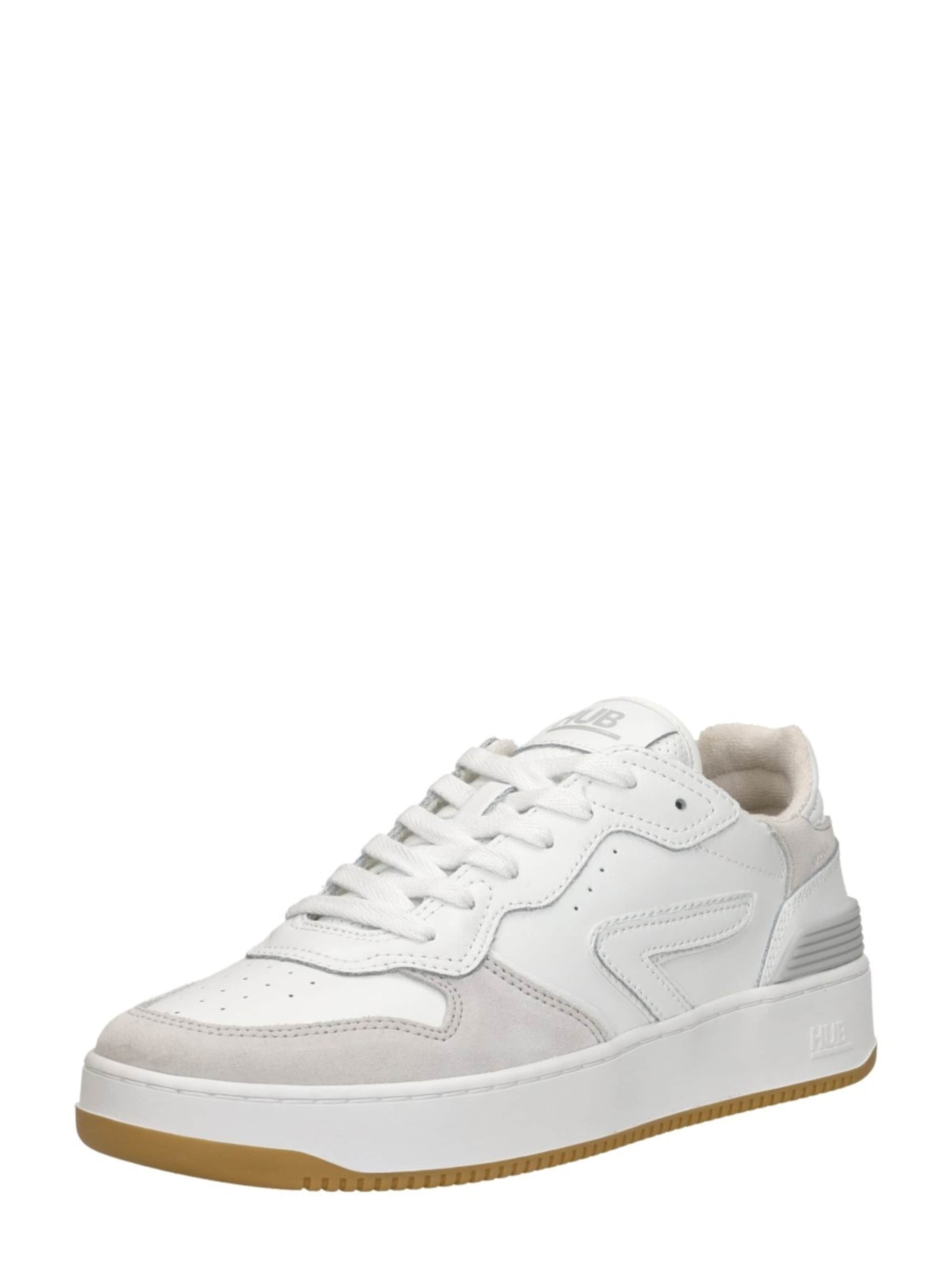 Baskets basses 'Smash L68' HUB en blanc
