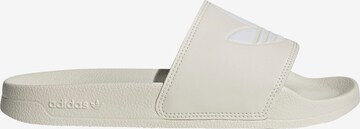 Zoccoletto 'Adilette' di ADIDAS ORIGINALS in bianco