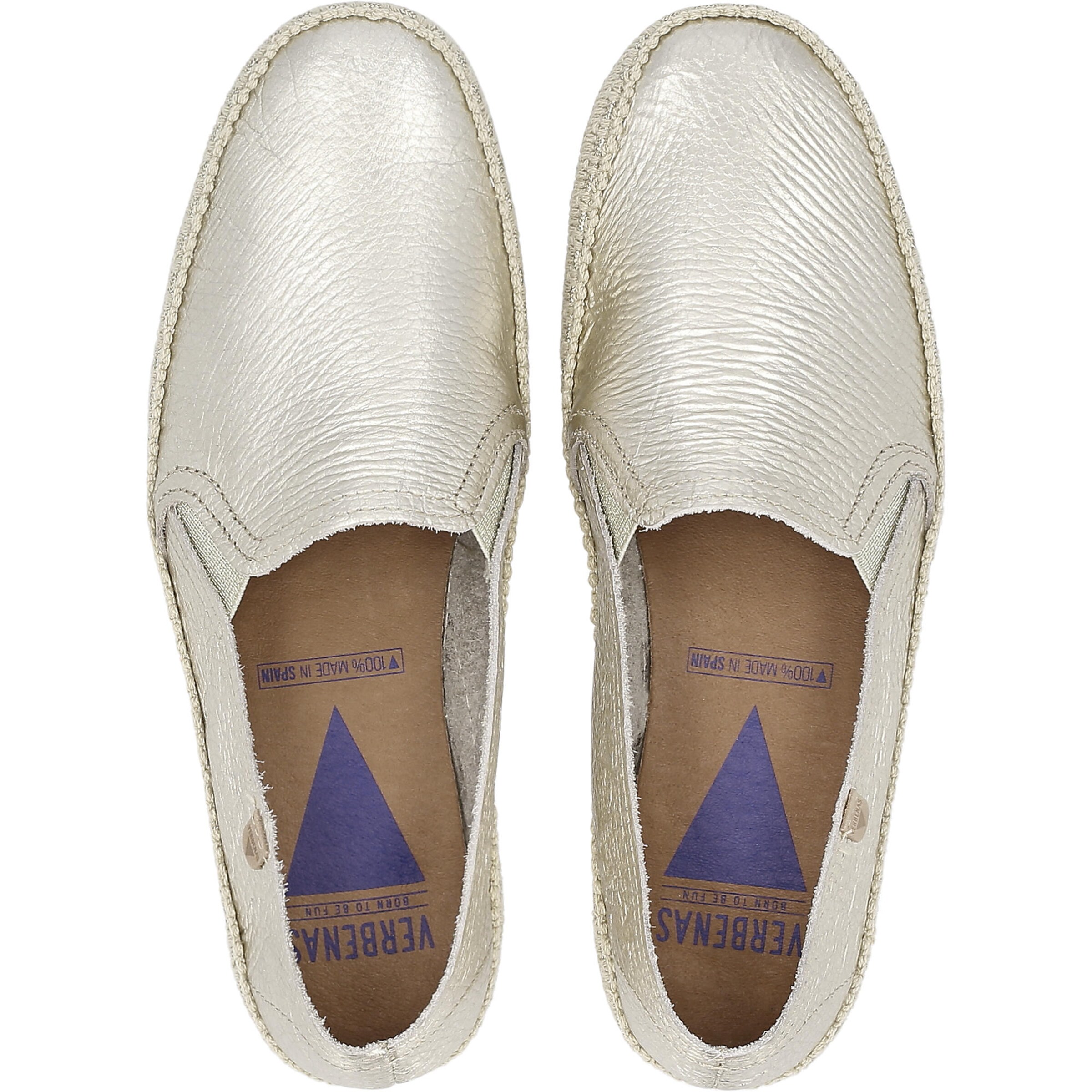 VERBENAS Classic Flats in Gold