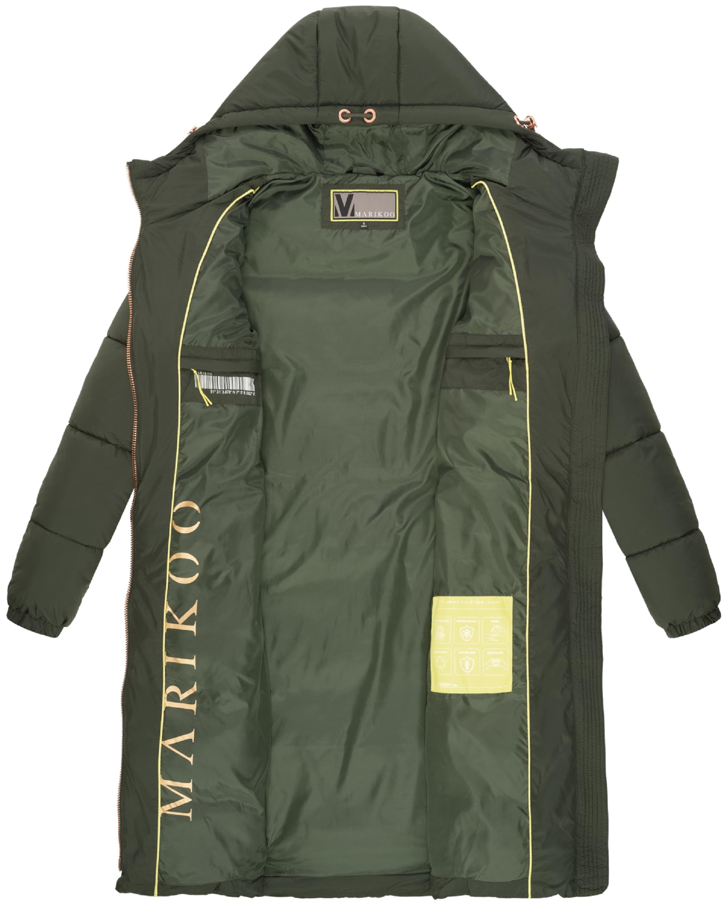 MARIKOO Vinterfrakke i grøn