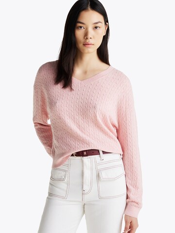 TOMMY HILFIGER Sweater in Pink: front