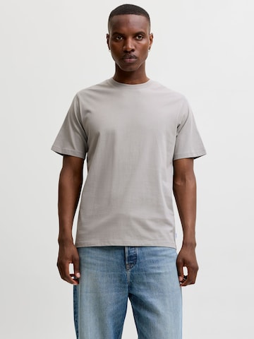 Coupe slim T-Shirt JACK & JONES en gris : devant
