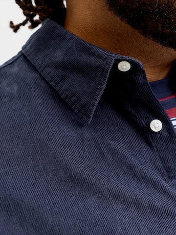 Jack & Jones Plus Regular fit Риза 'JJEFIELD' в синьо