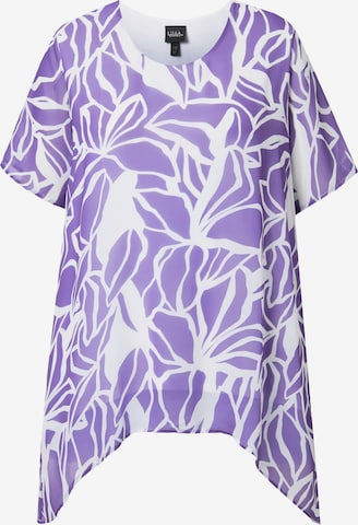 Ulla Popken Tunic in Purple: front