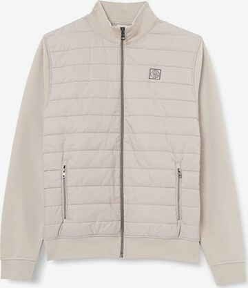 bugatti Sweatvest in Beige: voorkant