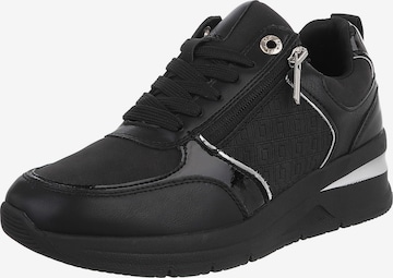 Ital-Design Sneakers in Black: front