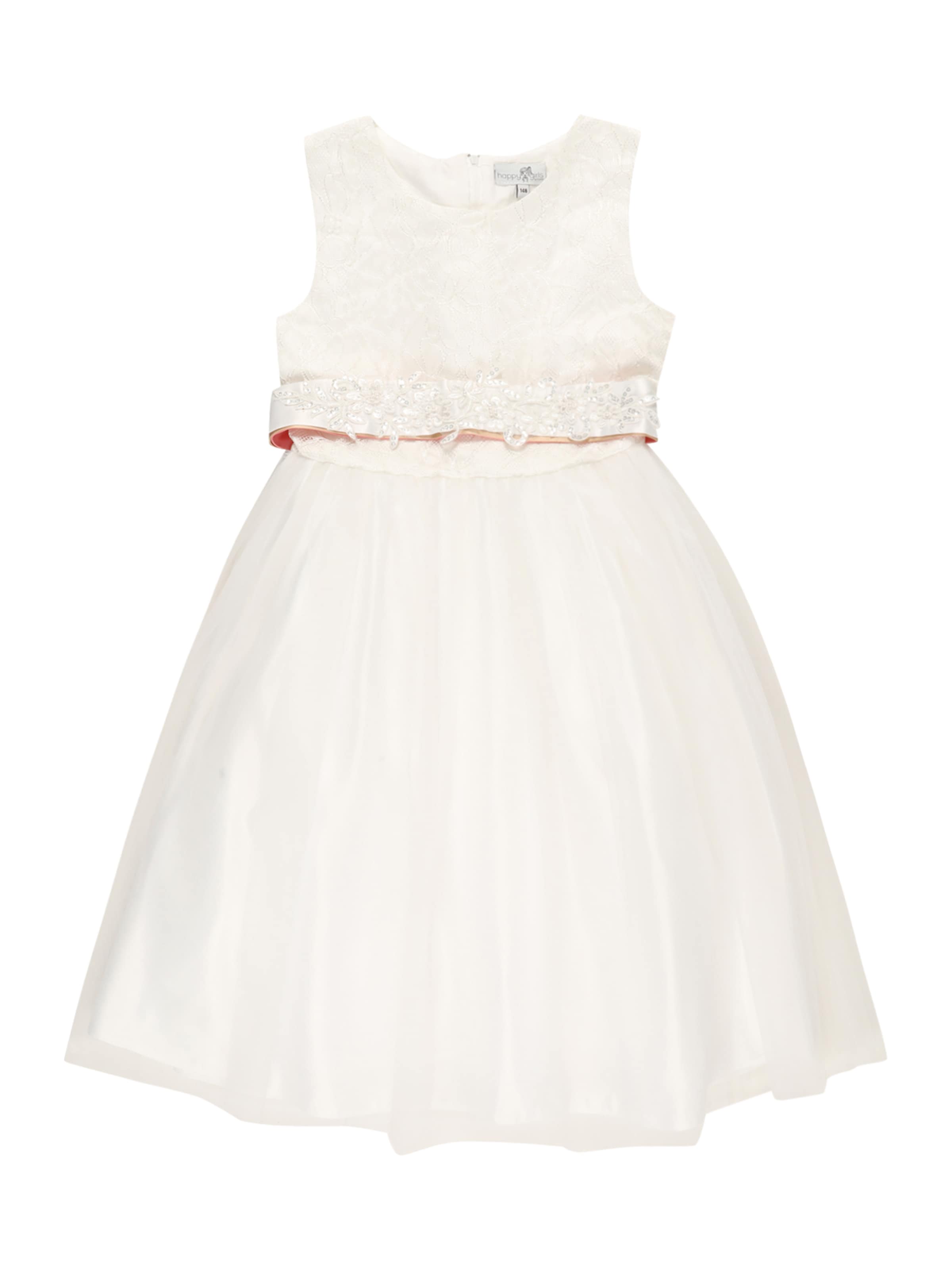 happy girls - Vestido en blanco: frente