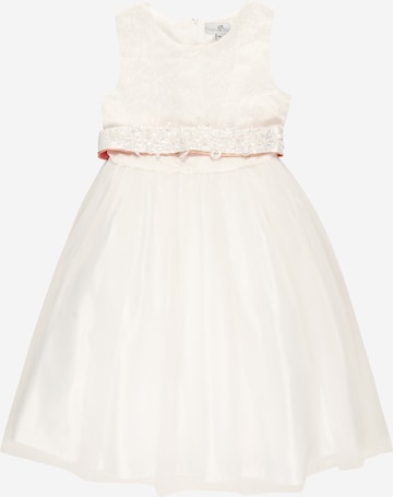 happy girls Dress in White: front