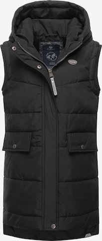 Ragwear Vest 'Amalca' in Black: front