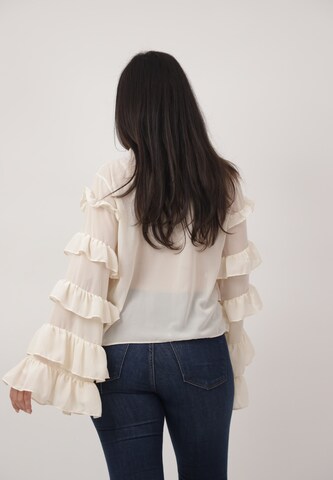 CHERRY KOKO Bluse in Beige