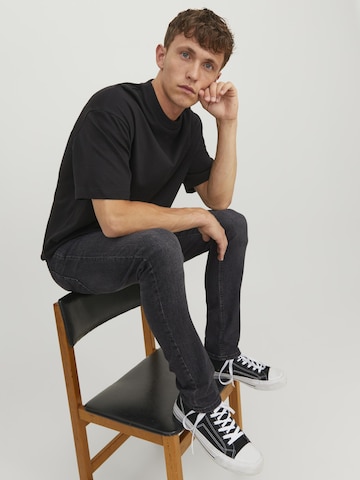 Coupe slim Jean 'JJIGlenn JJOriginal' JACK & JONES en noir