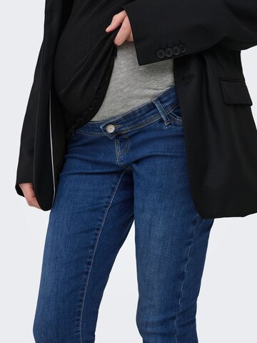 Only Maternity Skinny Jeans 'OLMAlly' in Blauw