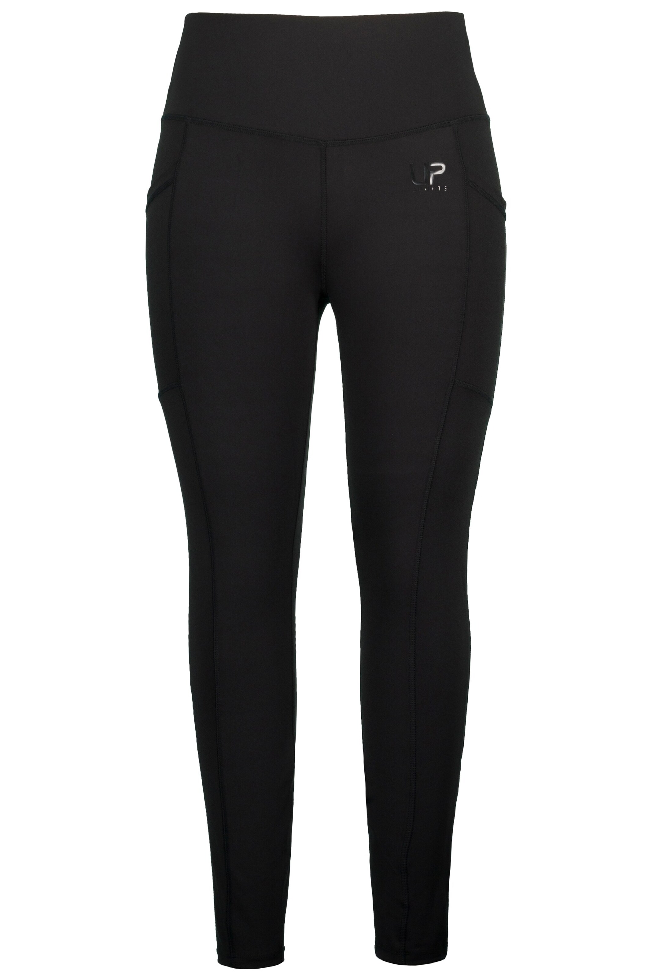 Ulla Popken Skinny Leggings in Zwart: voorkant