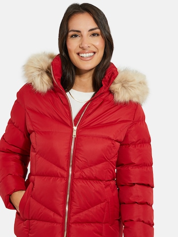 Veste d’hiver 'Hails' Threadbare en rouge