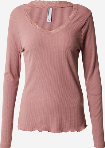 rozā Sublevel T-Krekls: no priekšpuses