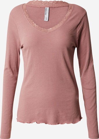 T-shirt Sublevel en rose : devant