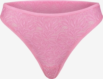 String 'Iconic Lace' Erlich Textil en rose : devant