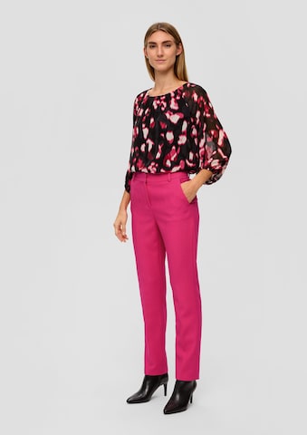 Coupe slim Pantalon s.Oliver BLACK LABEL en rose