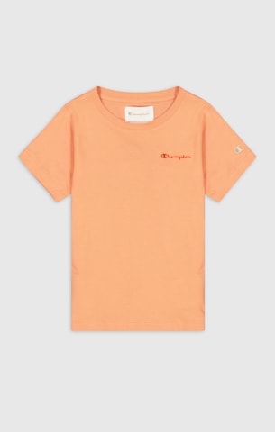 oranžs Champion Authentic Athletic Apparel T-Krekls: no priekšpuses