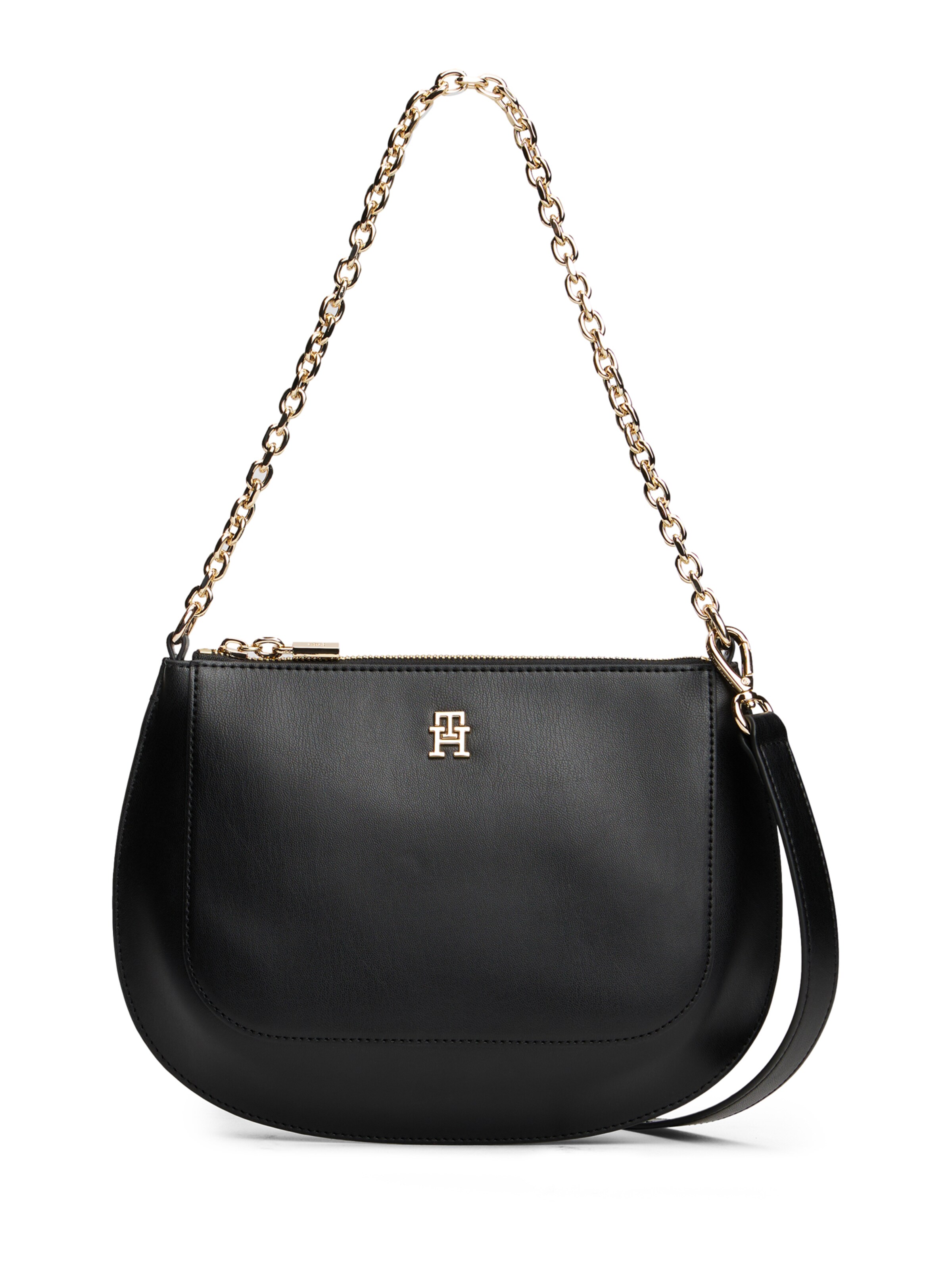 TOMMY HILFIGER Taška přes rameno – černá: přední strana