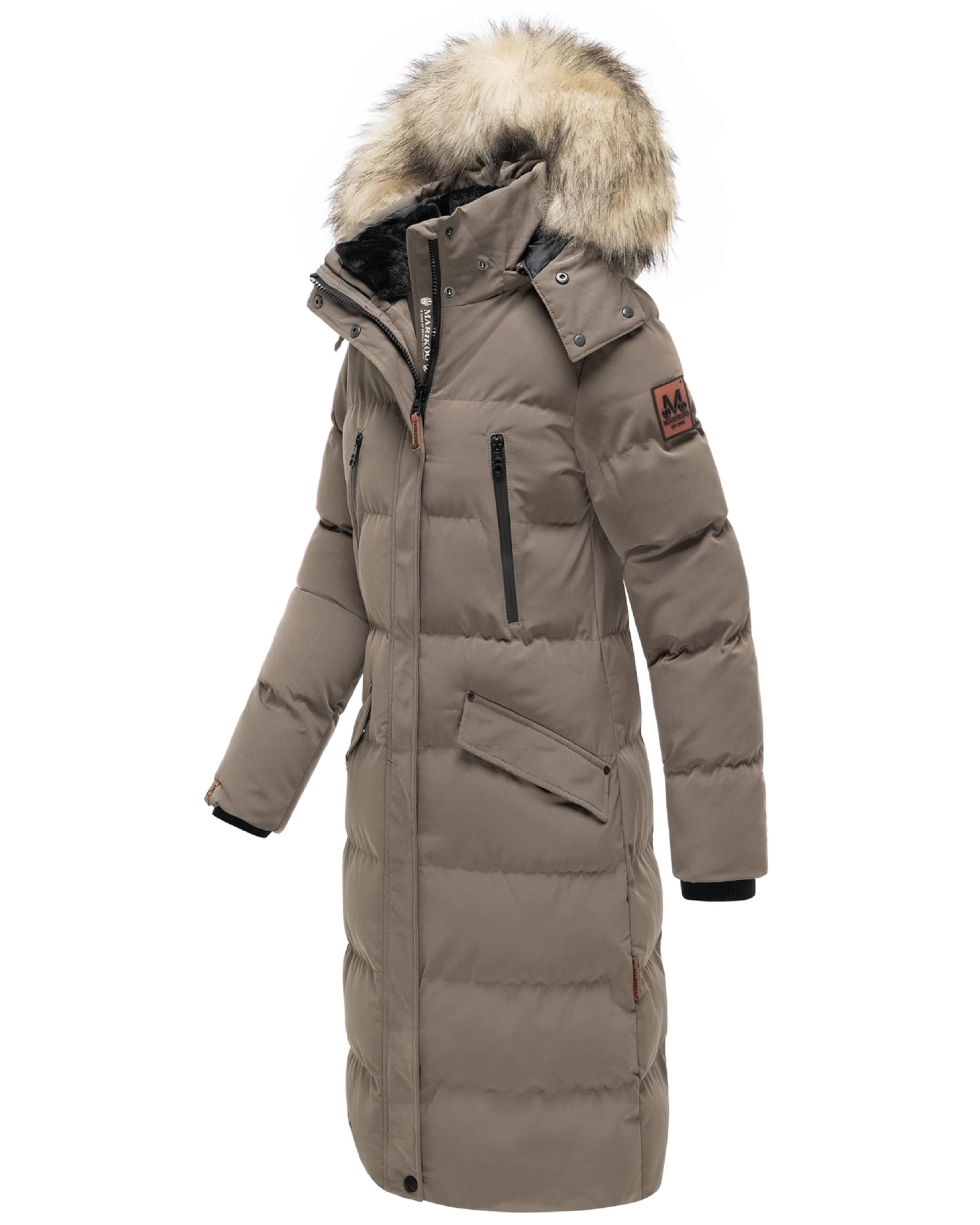 Cappotto invernale 'Schneesternchen' di MARIKOO in marrone