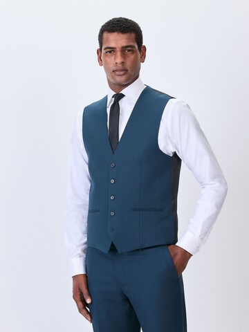 Next Suit Vest in Blue: front