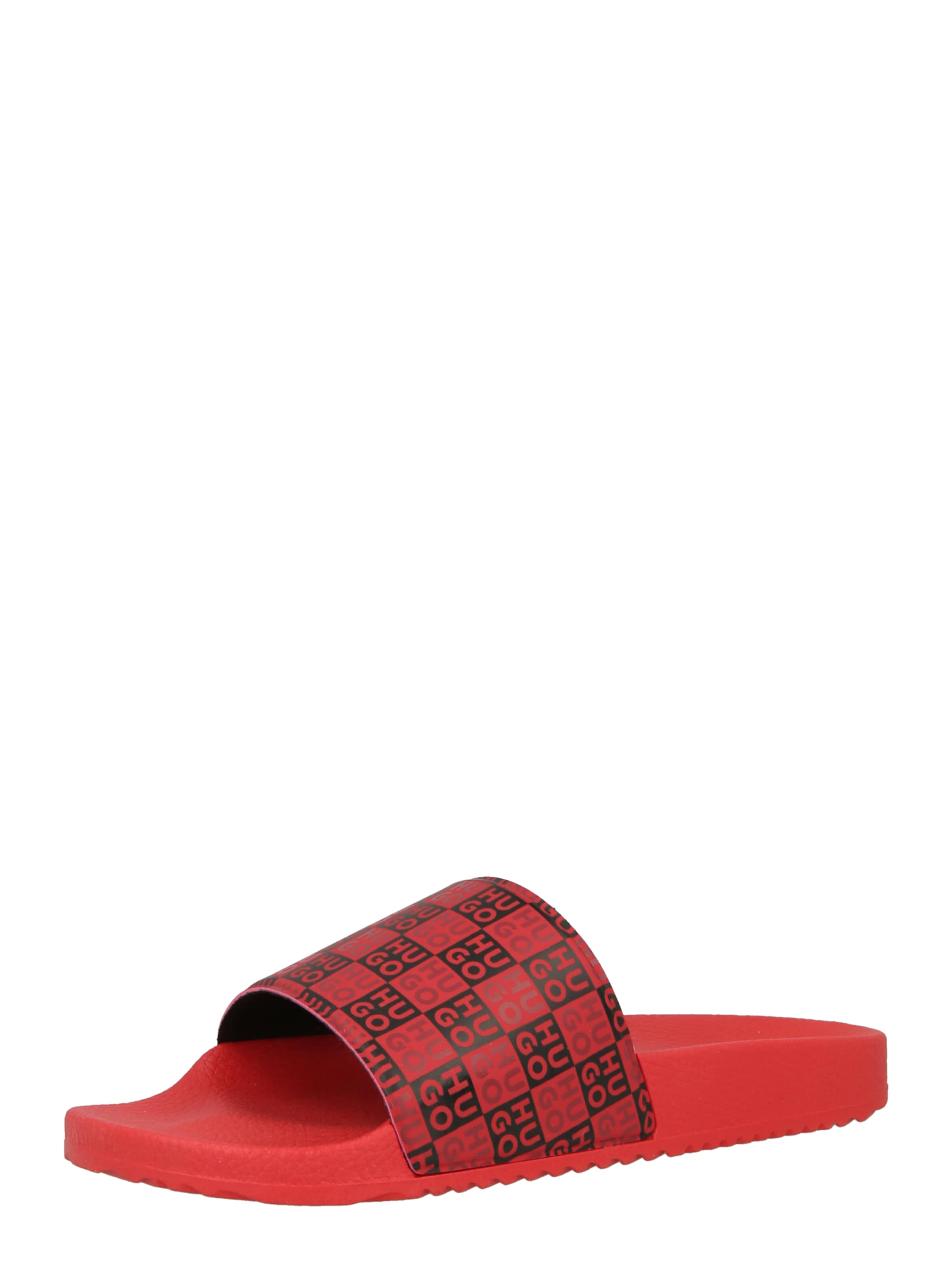 HUGO Mule 'Timein' in Red: front