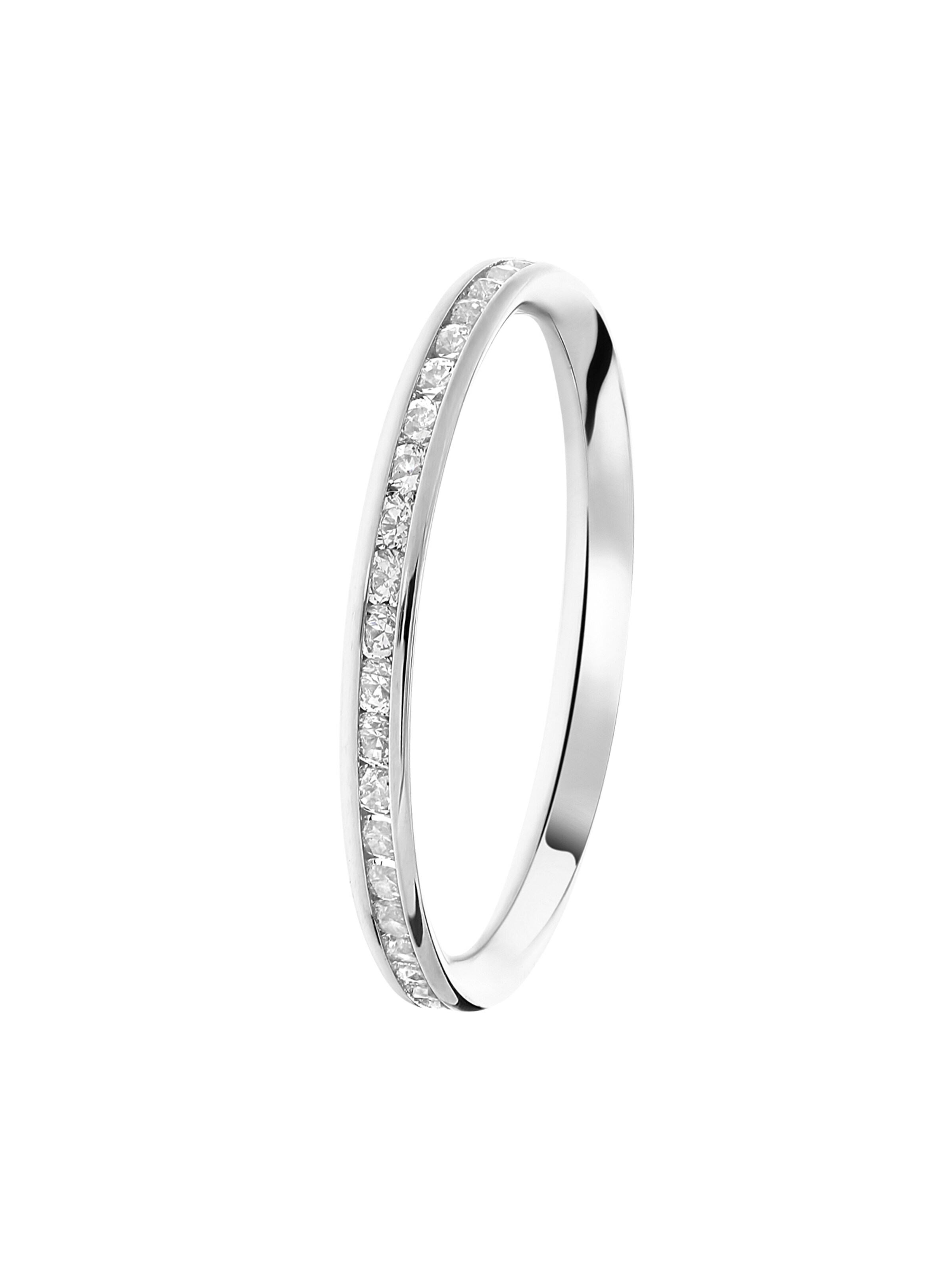 Lucardi Ring in Silver: front