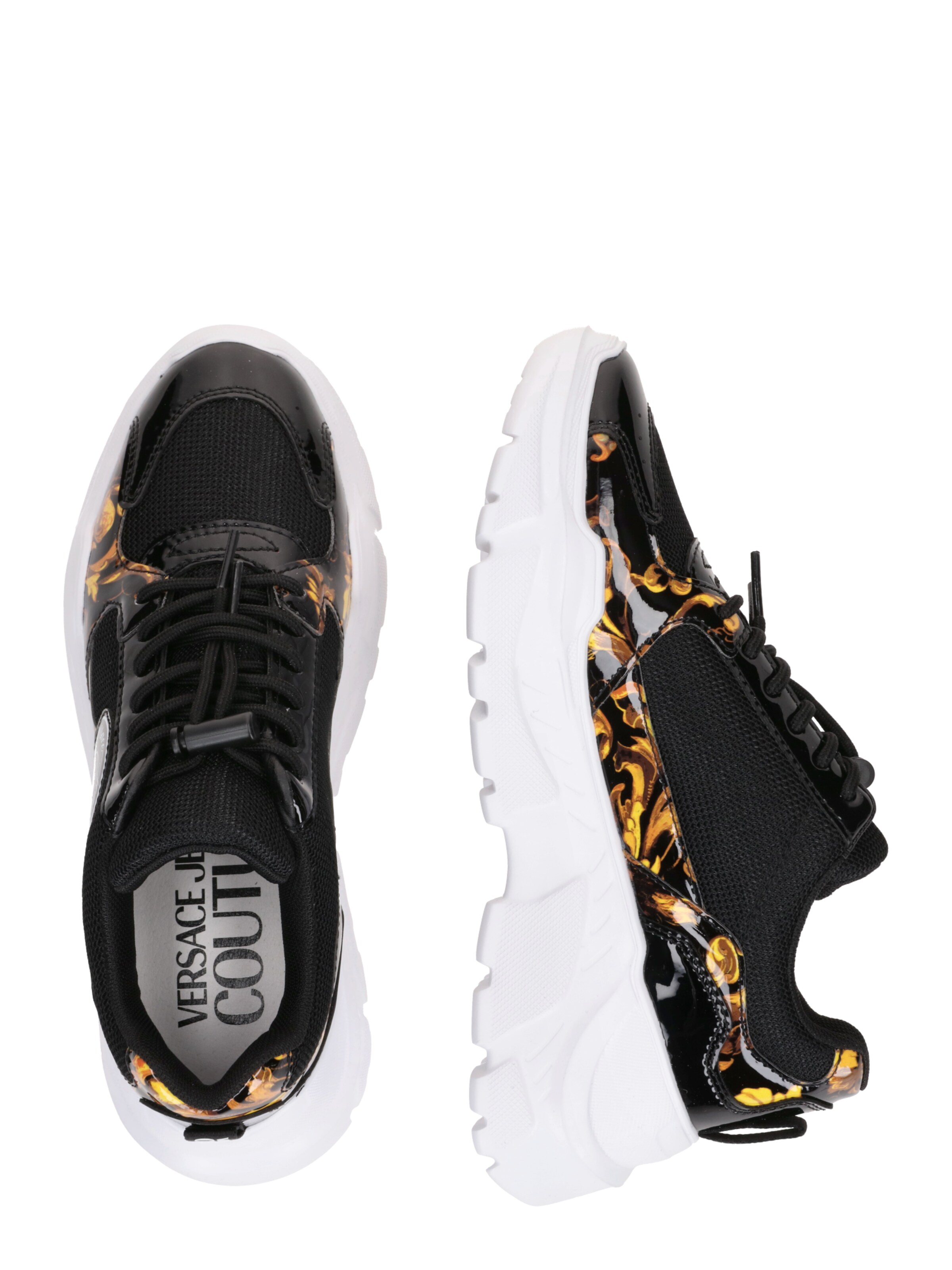 Versace Jeans Couture Platform trainers in Black