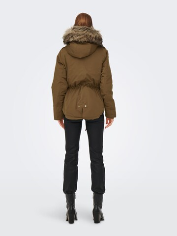 Parka d’hiver 'ESTHER' ONLY en marron