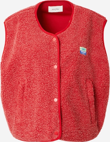 Gilet 'Hoktown' AMERICAN VINTAGE en rouge : devant