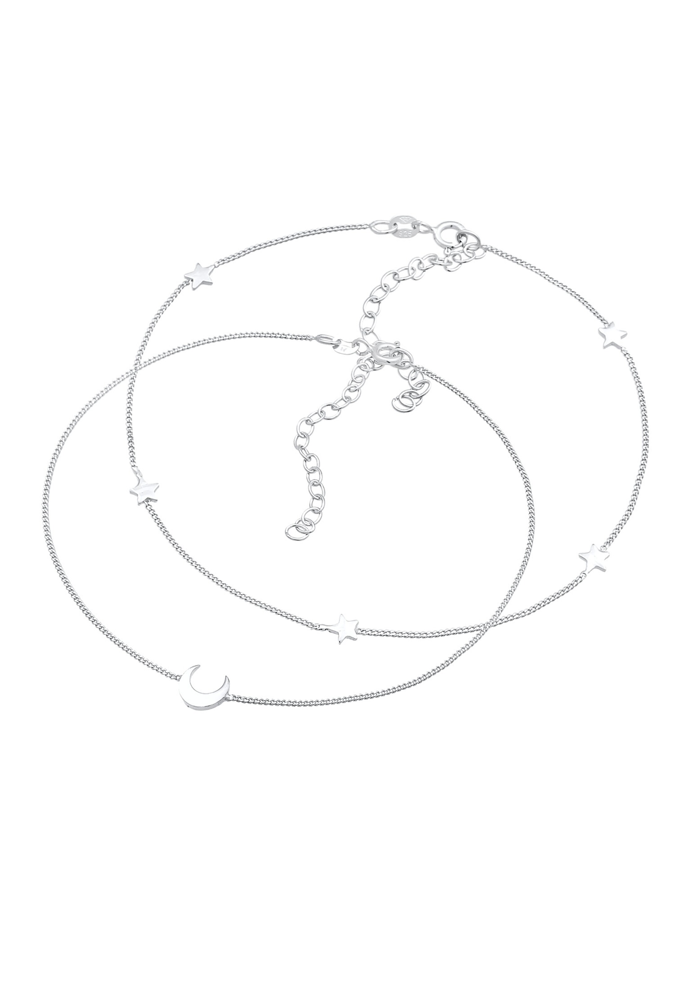 ELLI Fußschmuck in Silber