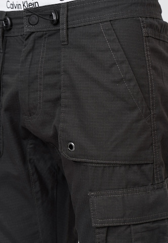 INDICODE JEANS Regular Cargo Pants 'Leonard' in Grey