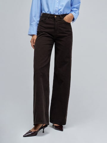 Salsa Jeans Wide leg Jeans in Bruin: voorkant