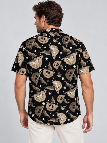 Maglietta 'Halloween Pumpkin Hat' di King Kameha in marrone