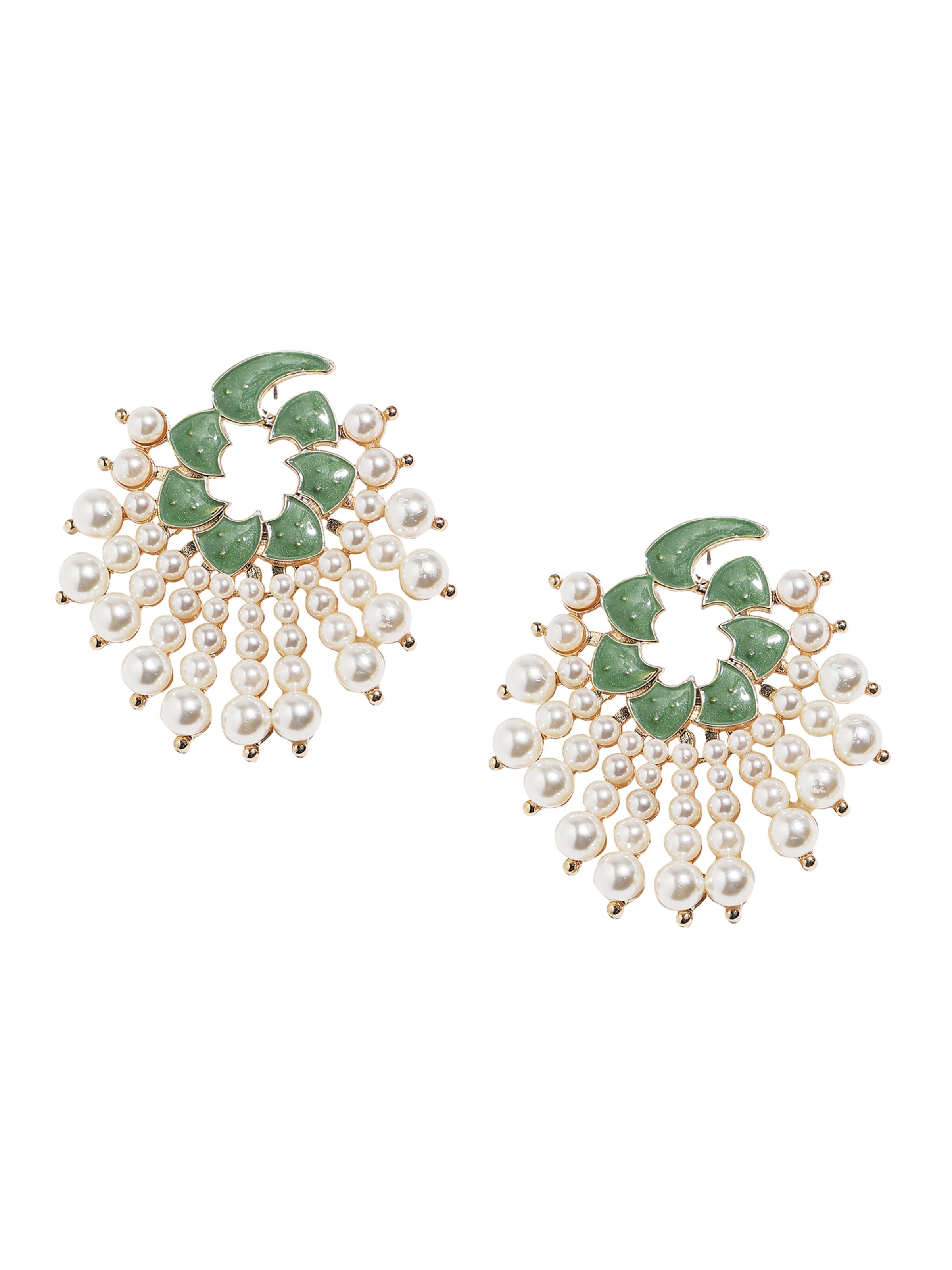 SOHINaušnice 'Soonam' - bijela boja: prednji dio