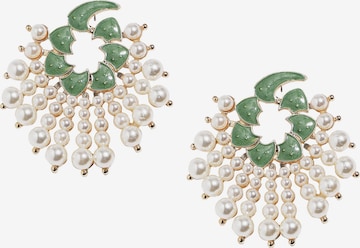 balta SOHI Auskarai 'Soonam': priekis